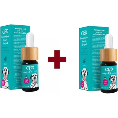 Zelená Země Konopný olej 2 % CBD 2x 10 ml