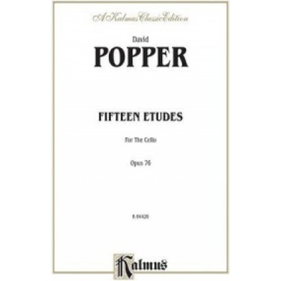 FIFTEEN ETUDES FOR CELLO OP76