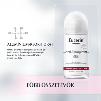 Image 1 of Eucerin Anti-Transpirant 48h roll-on 50 ml