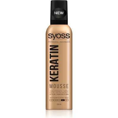Syoss Keratin Mousse пяна втвърдител с кератин 250ml