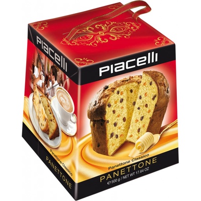 Piacelli Panettone Classico 500 g – Zbozi.Blesk.cz