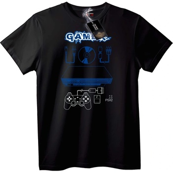 NOONEBRAND Тениска PSX2 Ретро Гейминг - 6XL, White