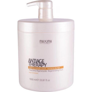 Maxima Antiage maska s keratinem, arganovým olejem pro vystresované vlasy 1000 ml