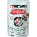 Ontario Cat Chicken and Crab in Broth 80 g