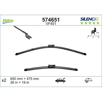 Valeo Silencio X-TRM 650+480 mm ST VM451