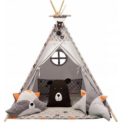 ELIS DESIGN Teepee Lesní zvířátka