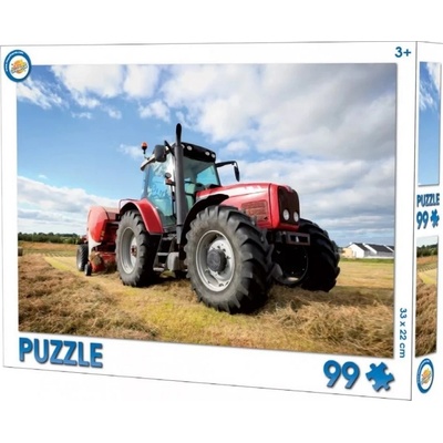 Toy Universe Červený traktor 99 dílků