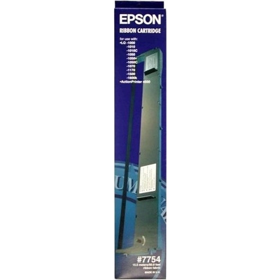 Epson originál páska do tlačiarne, 7754/C13S015022, čierna, Epson LQ 1000, 1050, 1170, 1600K, 1800K, 1900K