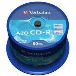 Verbatim CD-R(50-Pack)Шпиндел/Кристал/DLP/52x/700MB (43343)