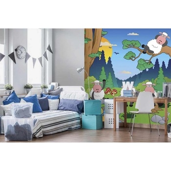 DIMEX ART s. r. o Флизелинов фототапет овце в гората 225 x 250 см