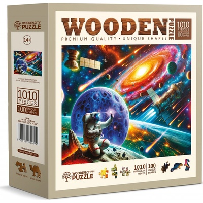 Wooden.City Dřevěné Vesmírné zkoumání 1000 dílků