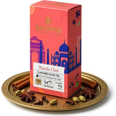 Ealdwin Masala Chai černý čaj 20 ks