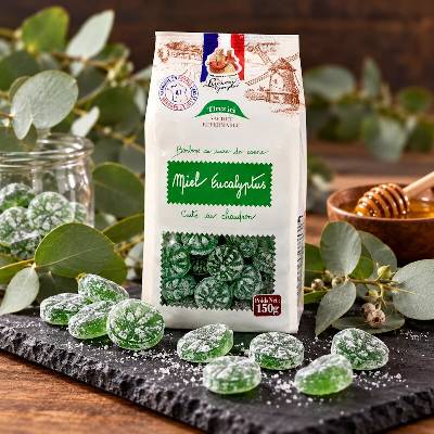 Lucien Georgelin Bonbóny med a eukalyptus s třtinovým cukrem 150 g