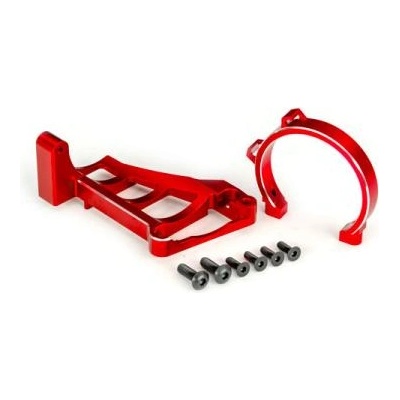 Traxxas алуминиева червена стойка за мотор