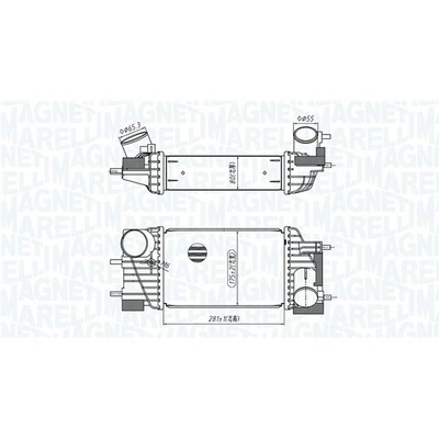 Chladič plniaceho vzduchu MAGNETI MARELLI 351319205820