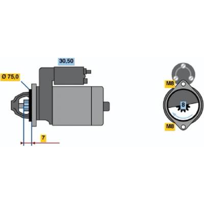 BOSCH STARTER 0 986 017 571