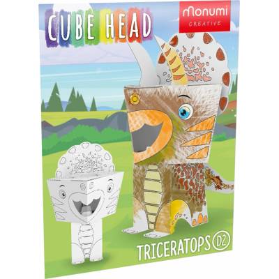 3D omaľovánka Triceratops Monumi MCH-000110