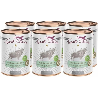 Terra Canis Hypoallergenic Water Buffalo & sweet potato 6 x 400 g
