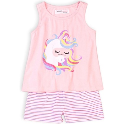 Minoti detské pyžamo KG úd 20, ružová