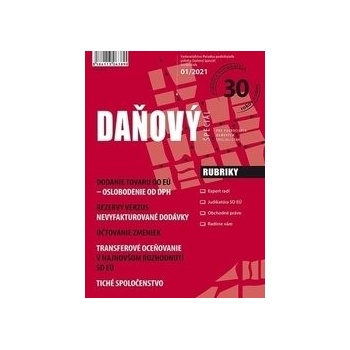 Daňový špeciál 1/2021