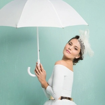 Дамски сватбен голф чадър Perletti 12012