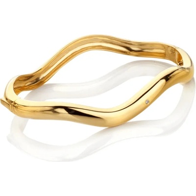 Hot Diamonds Pozlacený stříbrný náramek X Golden Edit Fiji DC233