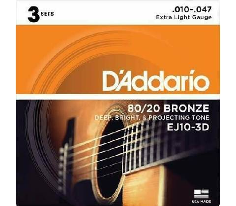 D'Addario EJ10-3D