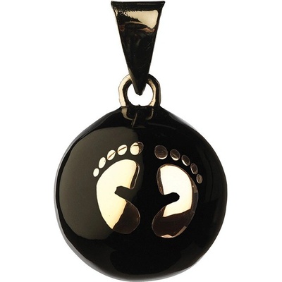 Bola Медальон за бременни Бола - Черен с крачета (vk900)