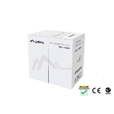 Кабел, Lanberg LAN Cable CAT. 5E UTP 305M Solid Cu Blue Fluke (LCU5-12CU-0305-B)