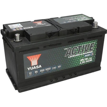 Image 1 of YUASA AGM 95Ah 850A right+