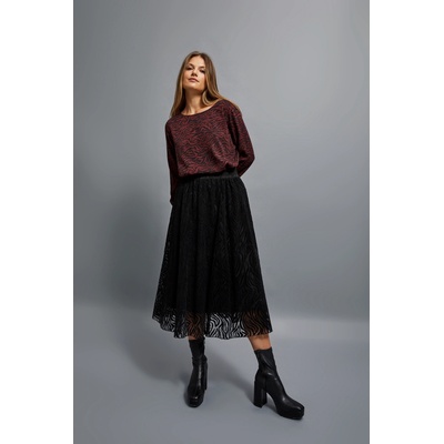 Moodo Разширена миди пола Moodo Moodo | Cheren | ЖЕНИ | XS