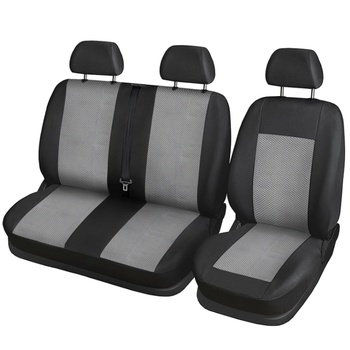 Тапицерия черно със сиво за бус Mercedes Sprinter 2+1 2018