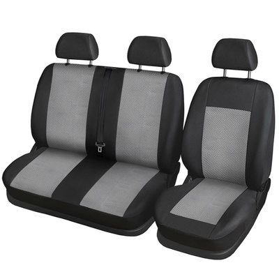 Тапицерия черно със сиво за бус Mercedes Sprinter 2+1 2018