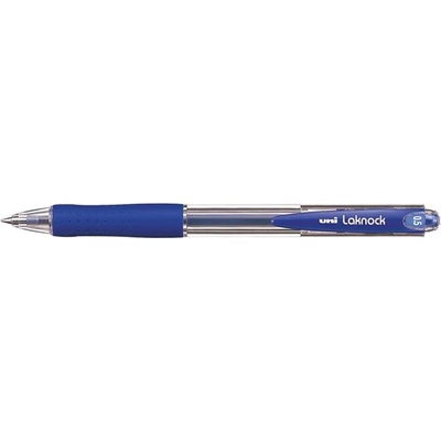 uni Химикалка, 0, 3 мм, с бутон, UNI "SN-100 Laknock", синя 733923000 (733923000)