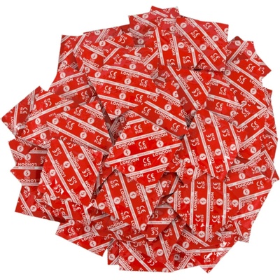 London Condoms Red jahodové 100 ks