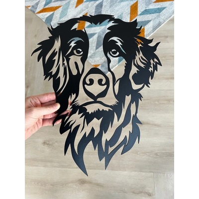 Vsepropejska Zlatý retrívr 1 dřevěná dekorace na zeď Rozměr (cm): 38 x 30