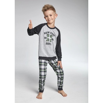 Chlapecké pyžamo Cornette New york Šedá