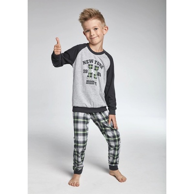 Chlapecké pyžamo Cornette New york Šedá