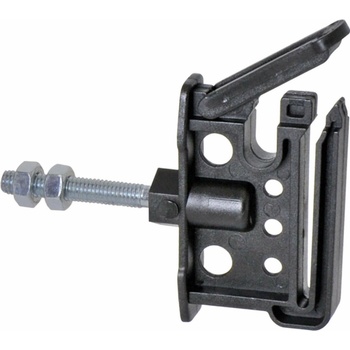 Izolátor na elektrický ohradník, plochý pre pásku do 40 mm a drôt do 6 mm, metrický závit M6 - 25 ks