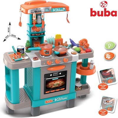 Buba Детска кухня Buba 008-938A синя с реакция при докосване