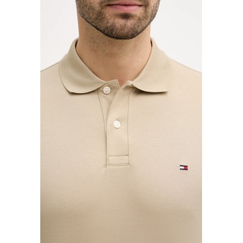 Tommy Hilfiger тениска с яка мъжка от памук (MW0MW39994)
