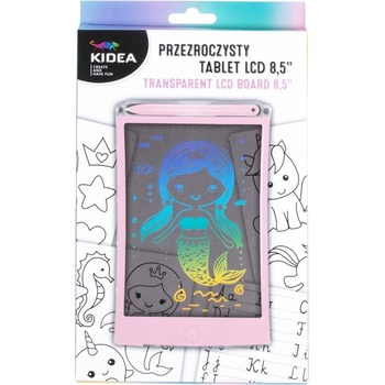 Image 1 of kidea - Прозрачен LCD таблет Розов 90259