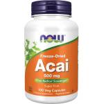 NOW Acai, 500 mg, 100 капсули, Now