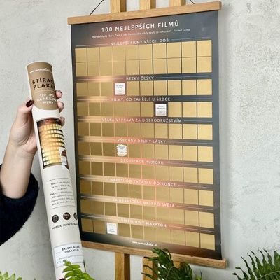Albi Stírací plakát - 100 tipů, co dělat v důchodu