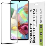 Techsuit Протектор за Samsung Galaxy A71 4G / A71 5G / M51 / Note 10 Lite - 111D Full Cover / Full Glue Glass - Черен