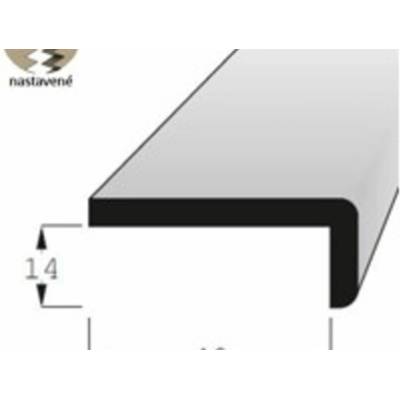 Lišta tvaru L 14x40mm, délka 240cm, nastavovaná