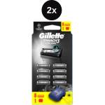 Gillette Mach3 самобръсначки с въглен NH 2x (8 бр. /бленда)