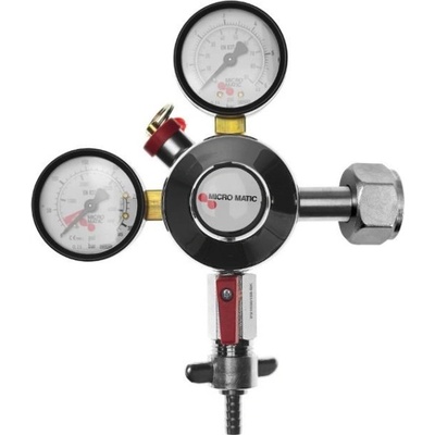 LINDR Red.ventil MM CO2 1st., šroubení 1/2, 0-6/4 bar, Premium+