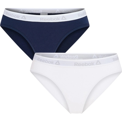 Reebok Dámské kalhotky 2 kusy navy modrá bílá – Zboží Mobilmania