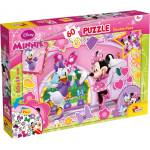 Lisciani Двулицев пъзел Lisciani - Mini Mouse, 60 части (LI47918)